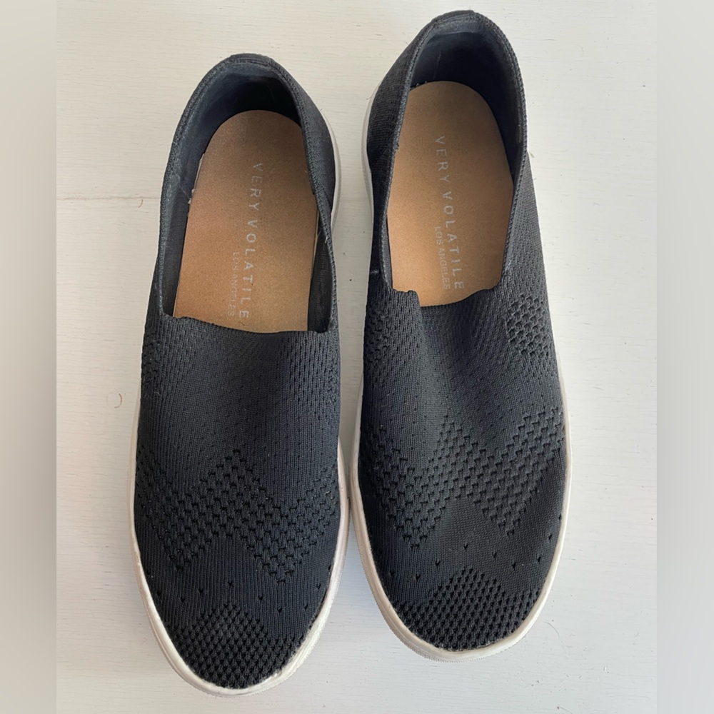 Grey Slip-ons